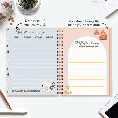 Undated Yearly Planner - Adventures Over Things