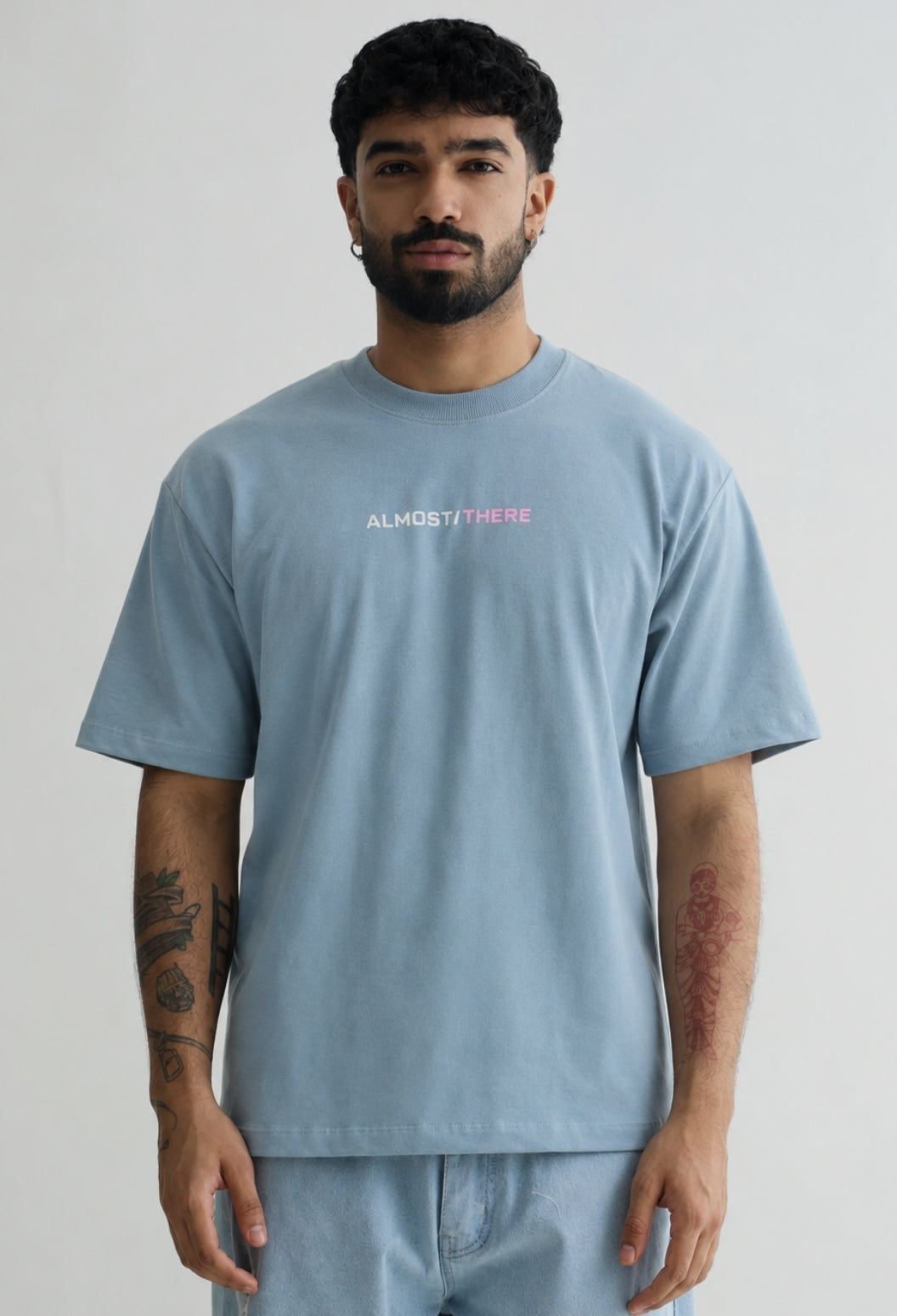 Chapter2Drip Almost/there Dusty Blue t-shirt