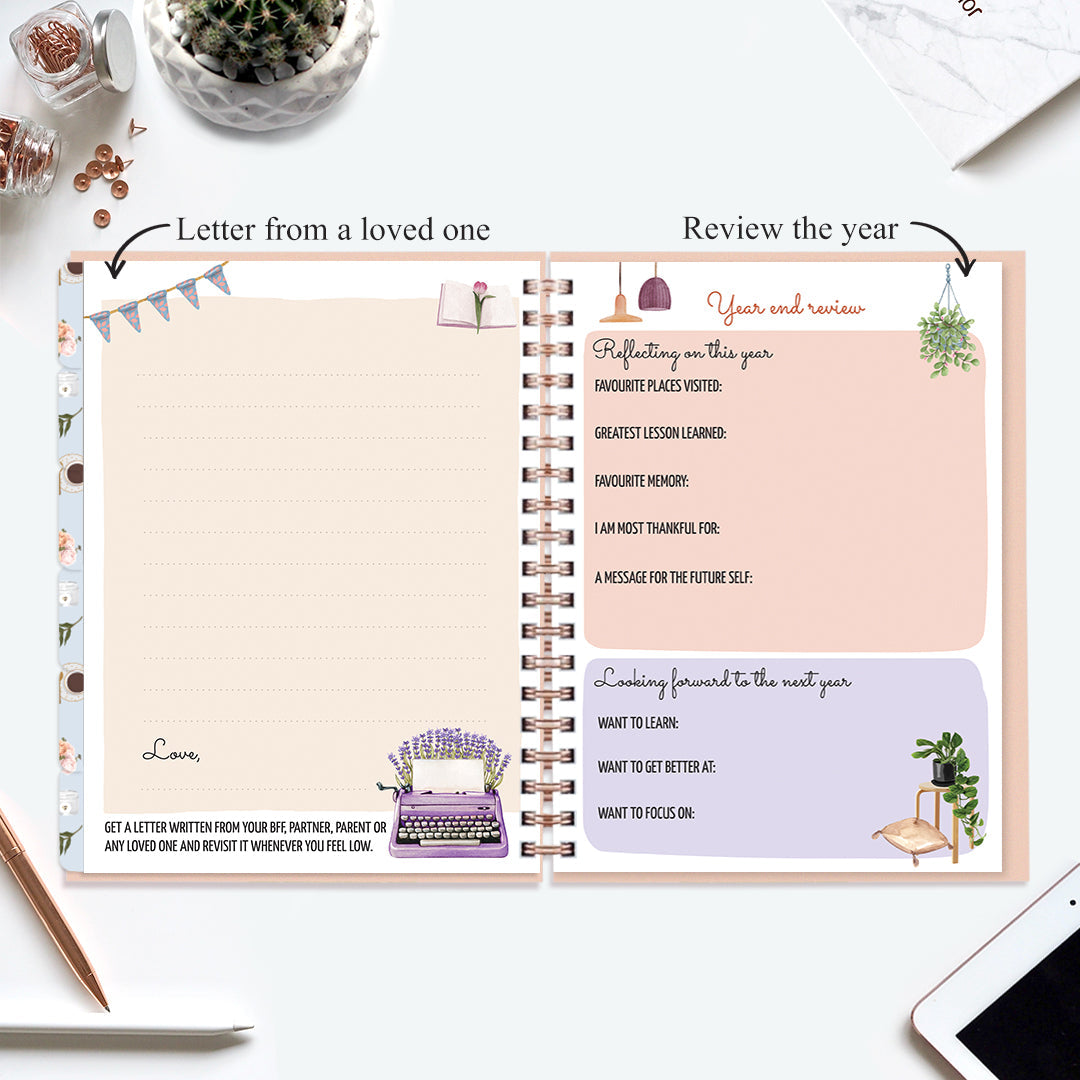 Undated Yearly Planner - Adventures Over Things