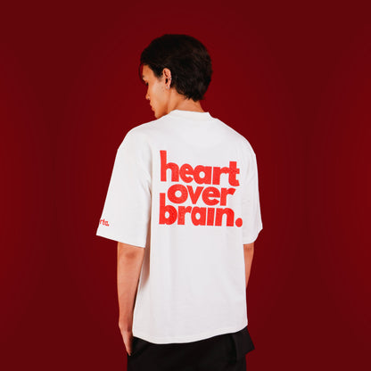 heart over brain.