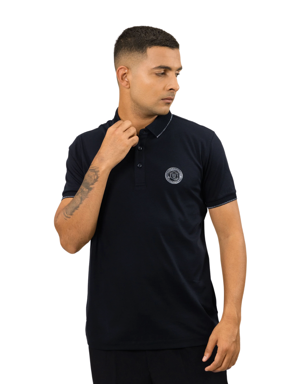 Gilded Classic Branded Badge Polo