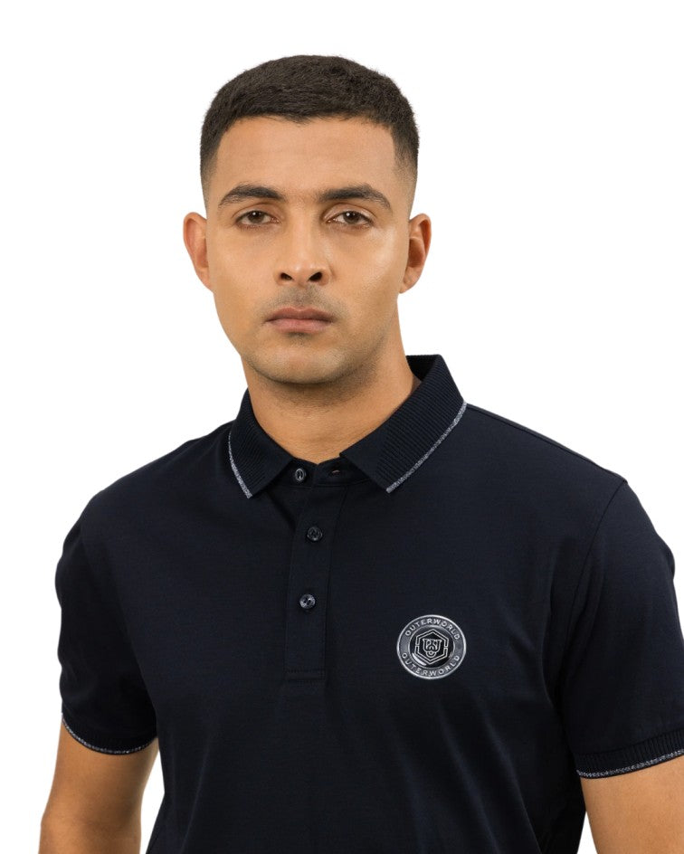 Gilded Classic Branded Badge Polo