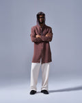 RWDY HOODIE KURTA | RUST BROWN | RWDY at Broadway