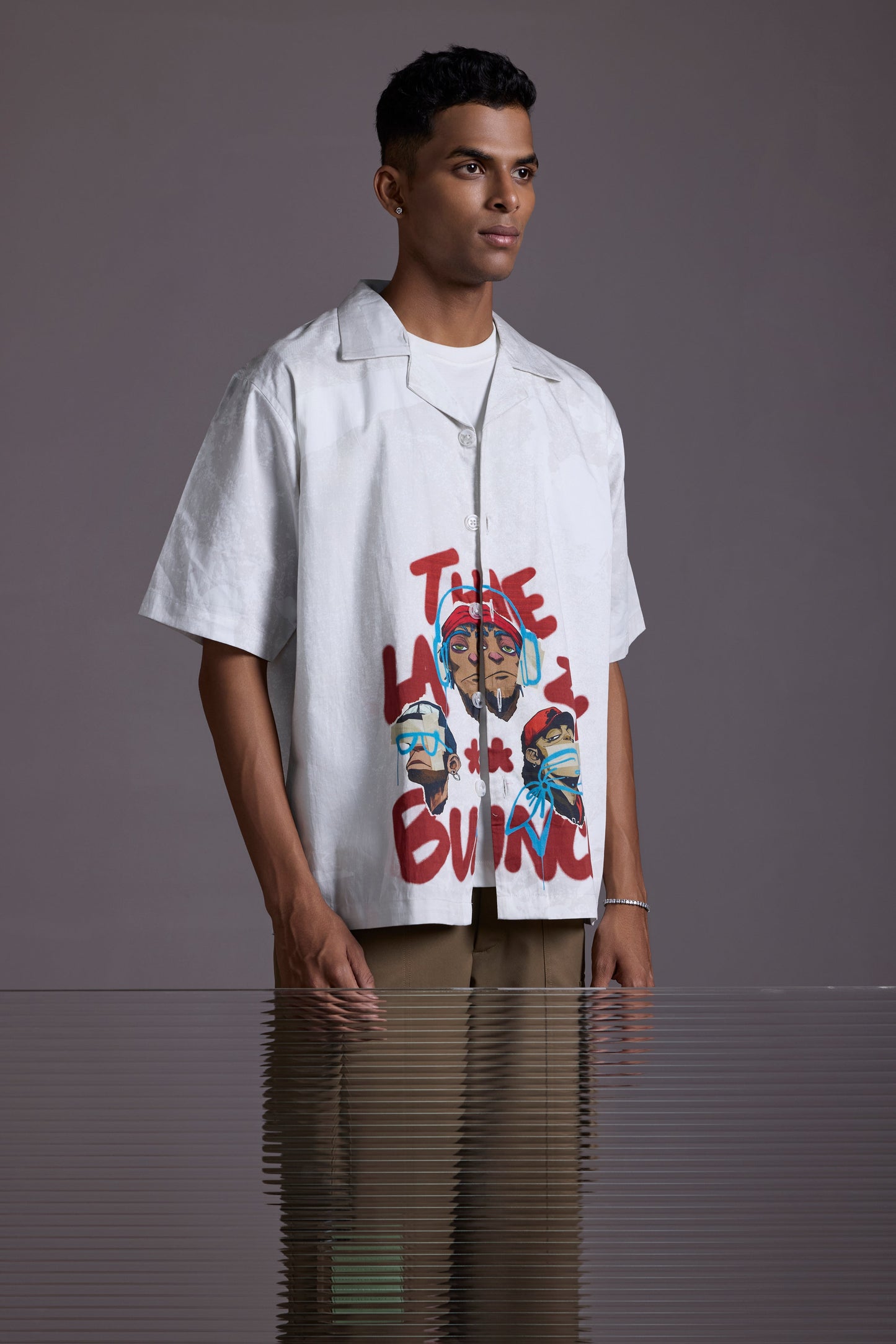 LAZY BUNCH PRINTED SHIRT