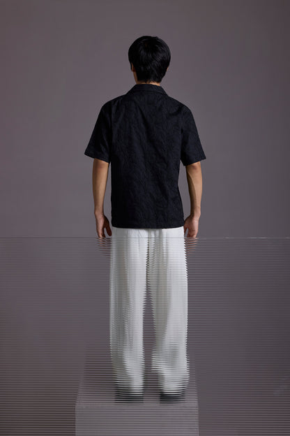 NOIR BLOOM CUBAN SHIRT