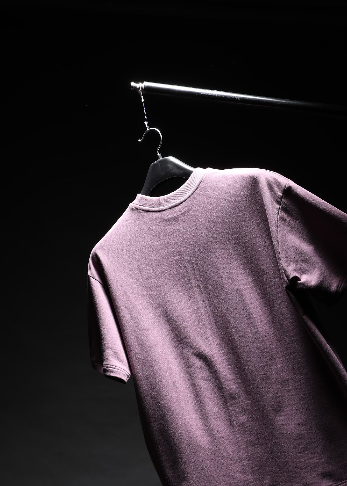Basic Plum Solid Tshirt