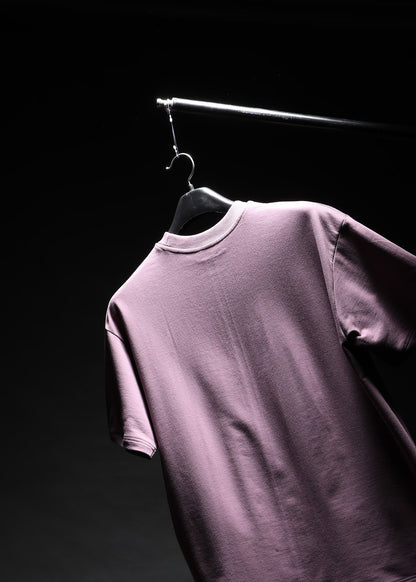 Basic Plum Solid Tshirt