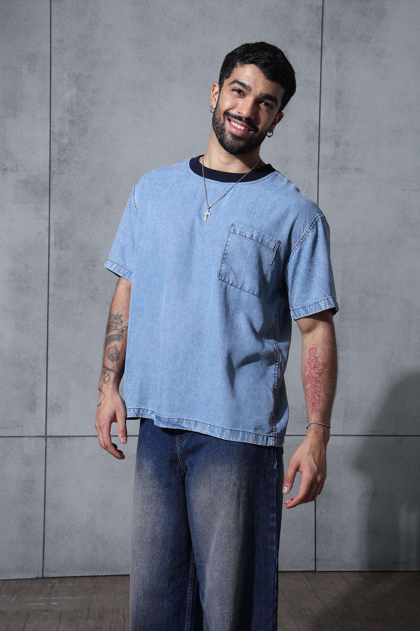 Denim T-Shirt Tencel