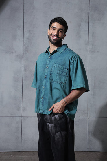 Teal Wash Shirt