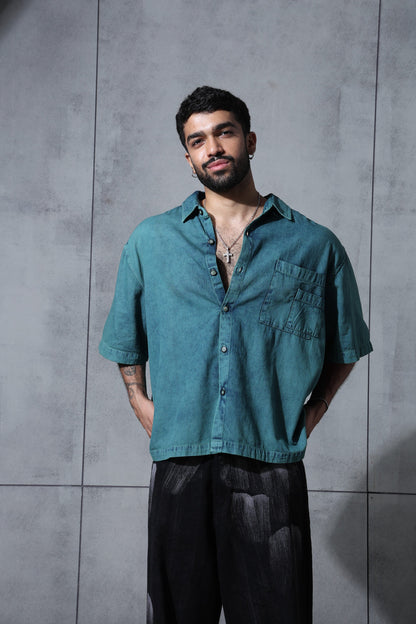 Teal Wash Shirt