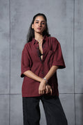 Maroon Denim Shirt | Chapter 2 at Broadway
