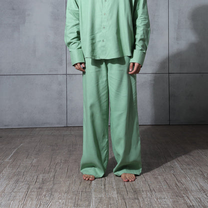 Matcha Mist Linen Pants