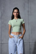 Baby Tee Mint Green | Chapter 2 at Broadway