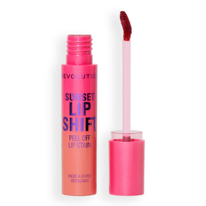 Sunset Lip Shift Peel Off Lip Stain - Flushed Pink | Makeup Revolution at Broadway