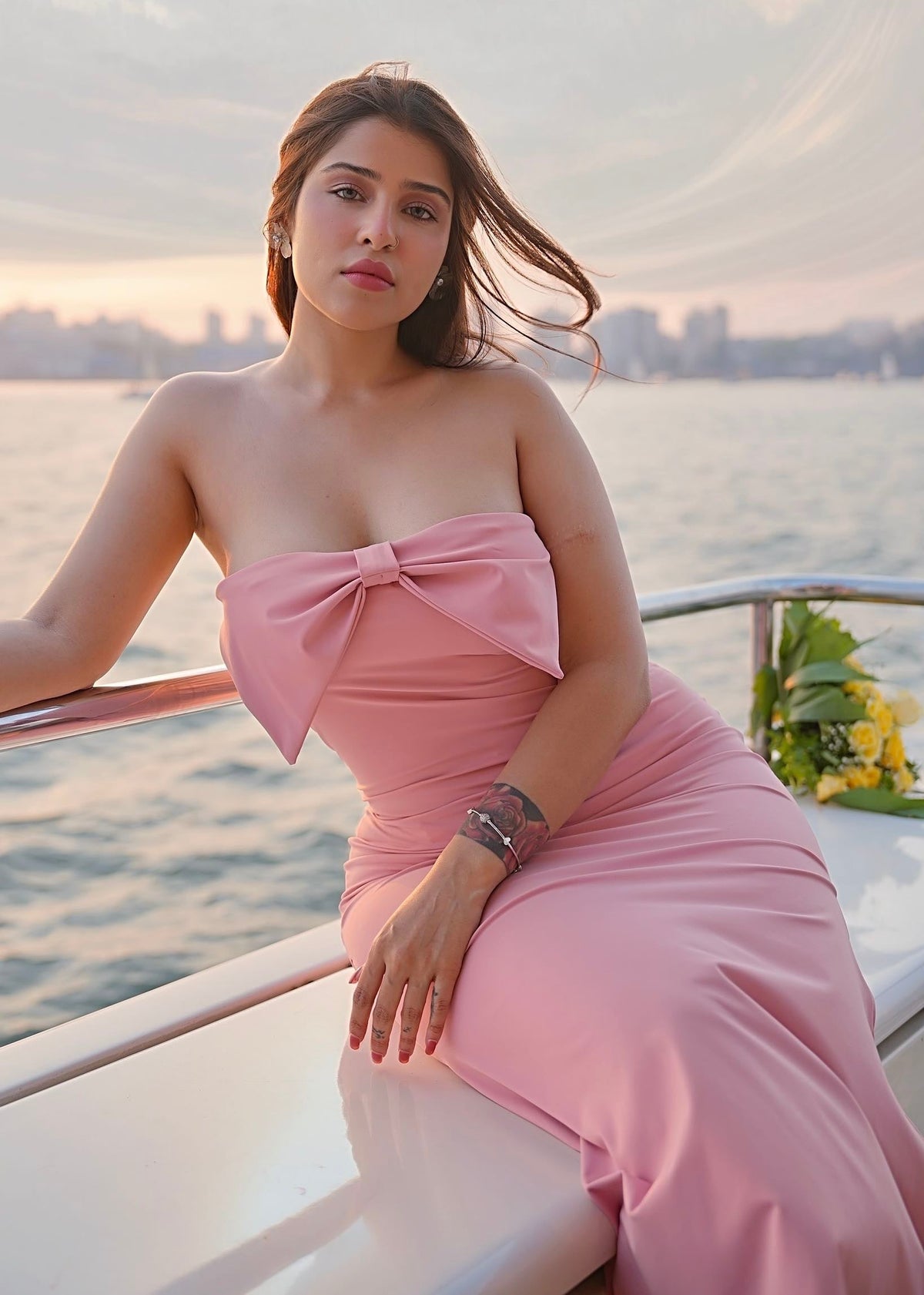 Brietta bow (pink)
