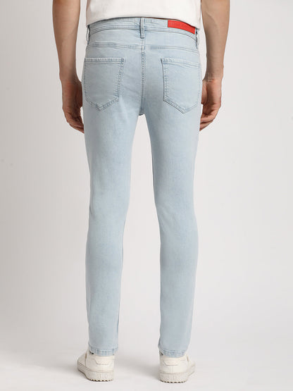 Men Solid Mid Rise Slim Fit Jean DNM-SUR-LB