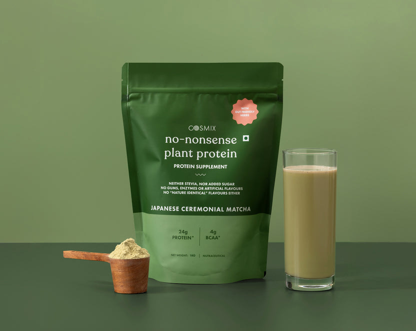 No-Nonsense Plant Protein Japanese Ceremonial Matcha | COSMIX at Broadway