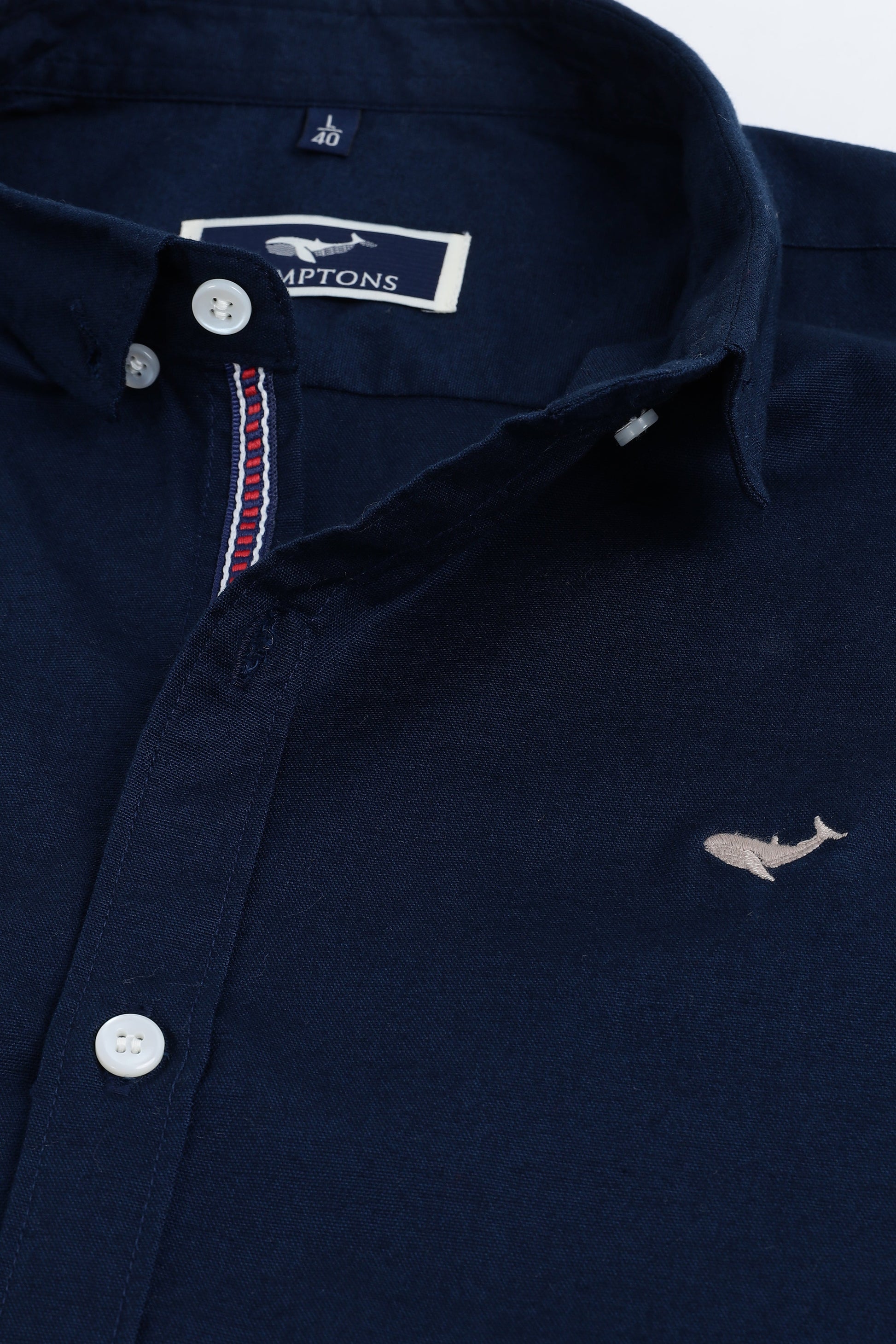 Midnight Blue Pre-washed Oxford Shirt | Hamptons at Broadway