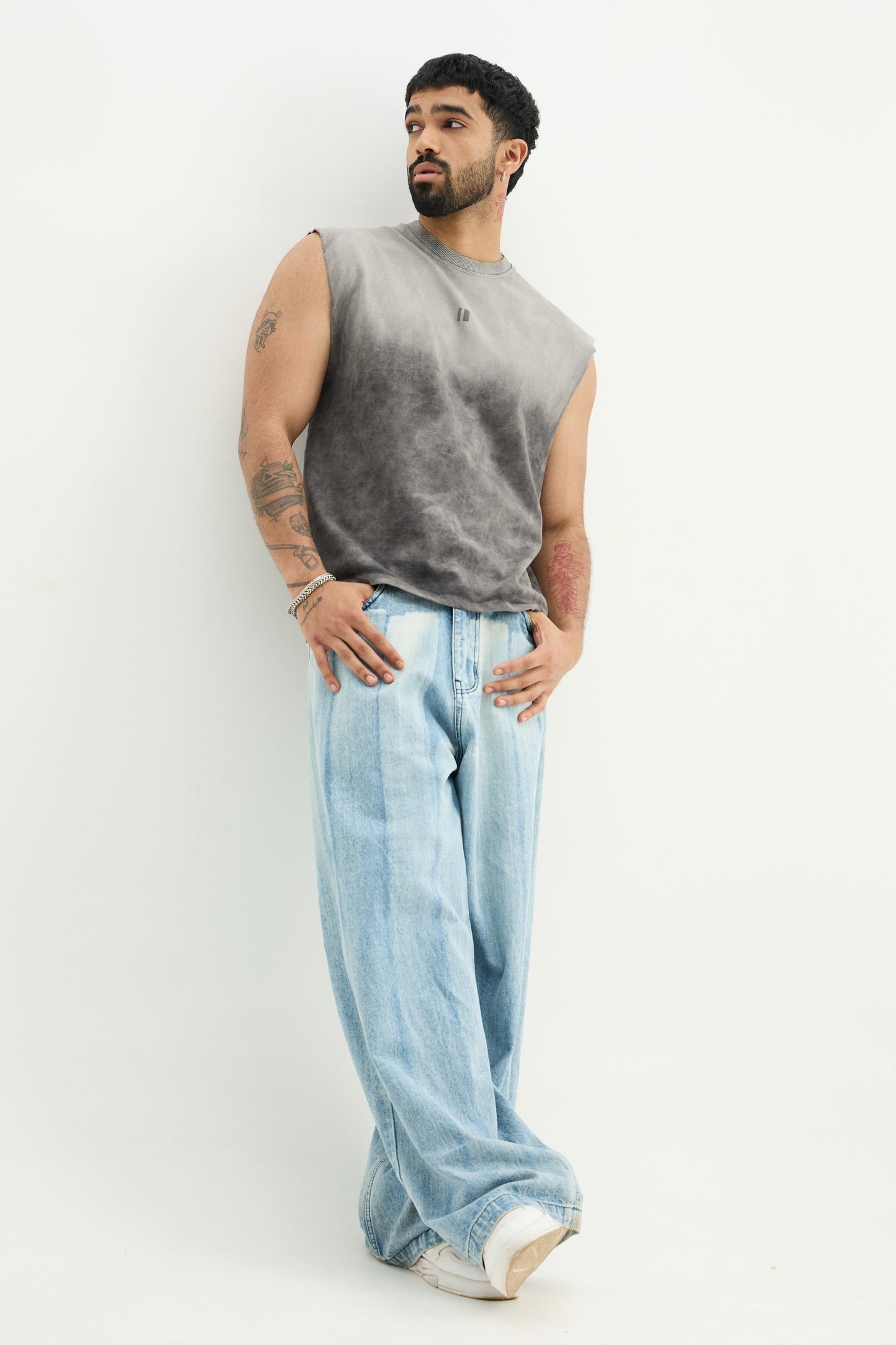 Chapter2Drip Grey Washed vest â€” view 6