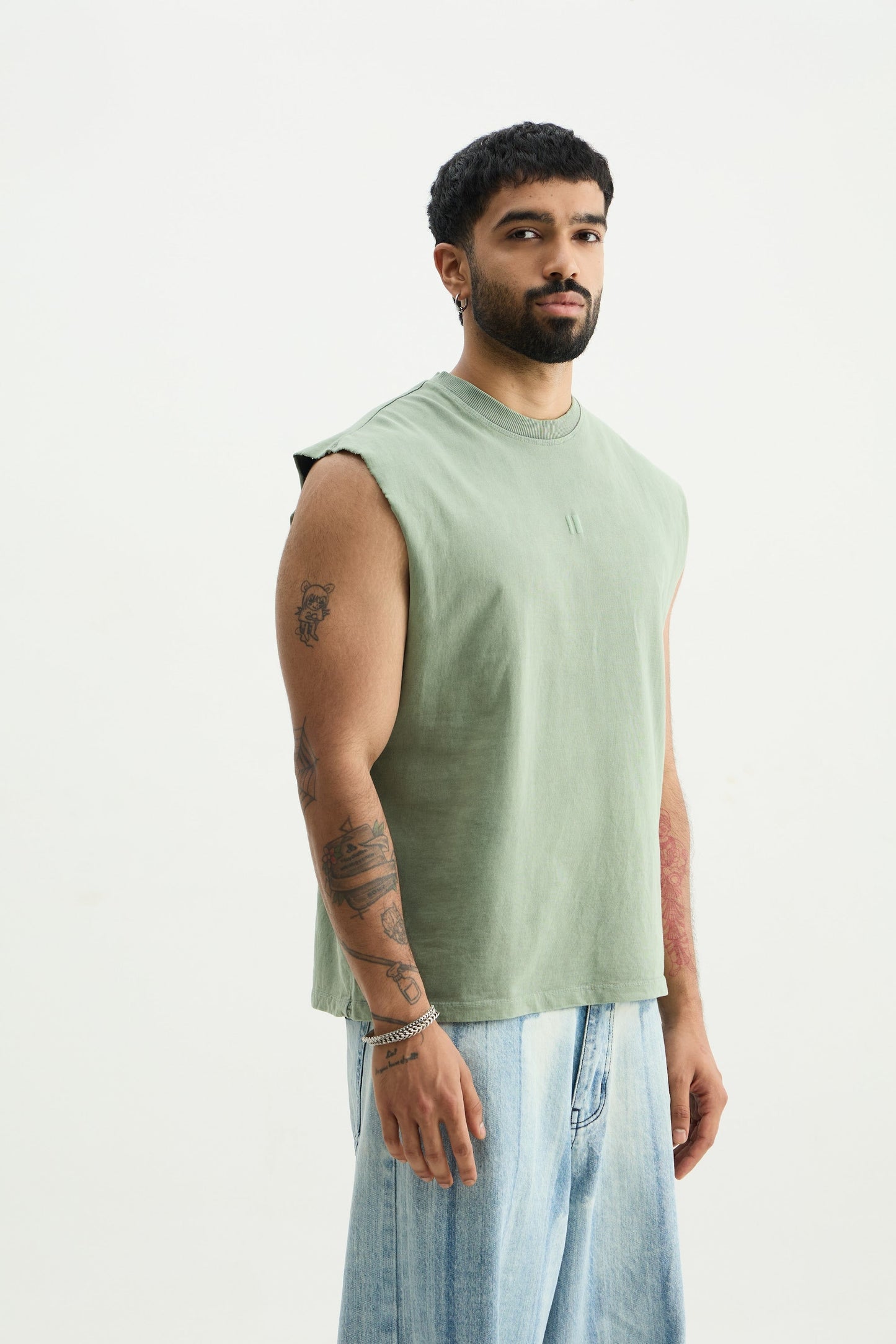 Green Washed Vest - image 2