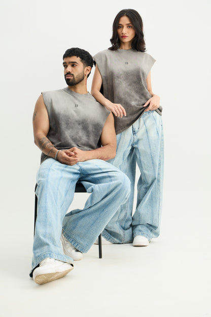 Chapter2Drip Grey Washed vest