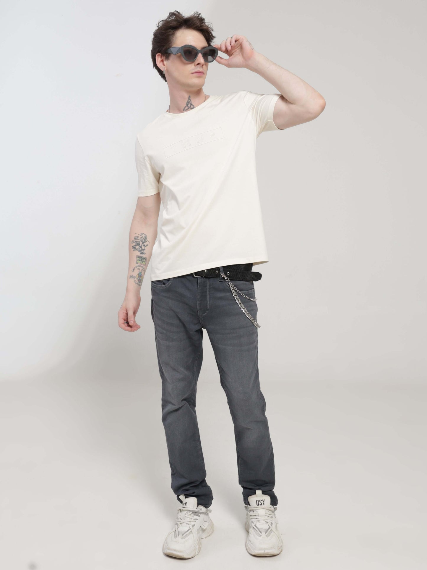 Crew Neck Tshirt | Anti Stain Anti Odor Water Repellent   SOFTPEACH