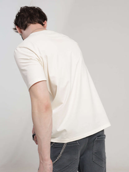 Crew Neck Tshirt | Anti Stain Anti Odor Water Repellent   SOFTPEACH