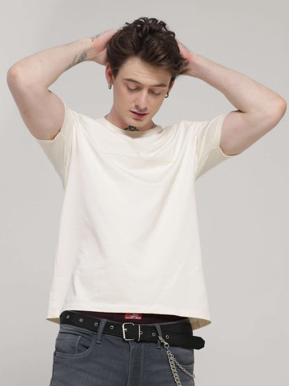 Crew Neck Tshirt | Anti Stain Anti Odor Water Repellent   SOFTPEACH