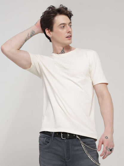Crew Neck Tshirt | Anti Stain Anti Odor Water Repellent   SOFTPEACH