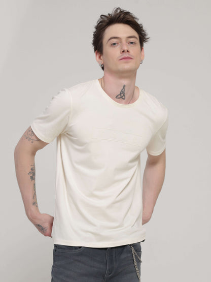 Crew Neck Tshirt | Anti Stain Anti Odor Water Repellent   SOFTPEACH