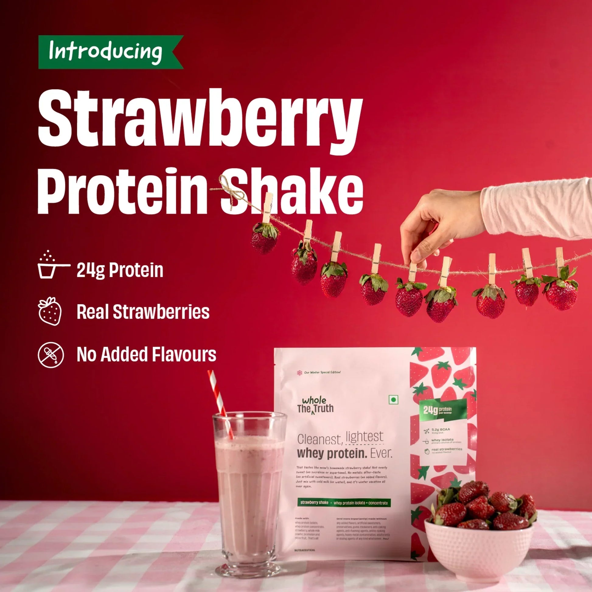 The Whole Truth 24g Whey Protein Isolate + Concentrate - 1kg | The Whole Truth Foods at Broadway