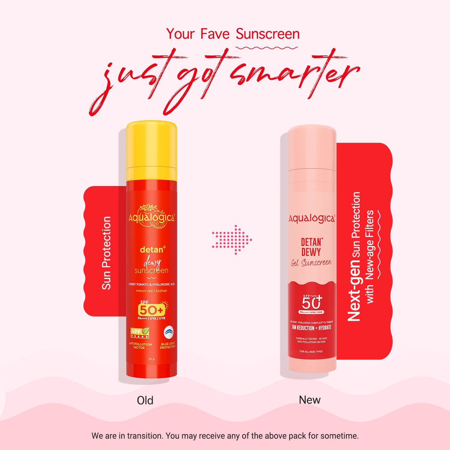 Detan+ Dewy Gel Sunscreen SPF 50+ PA++++ with 2% Kojic-Hyaluron Complexâ„¢ & Wild Berries - 50 g