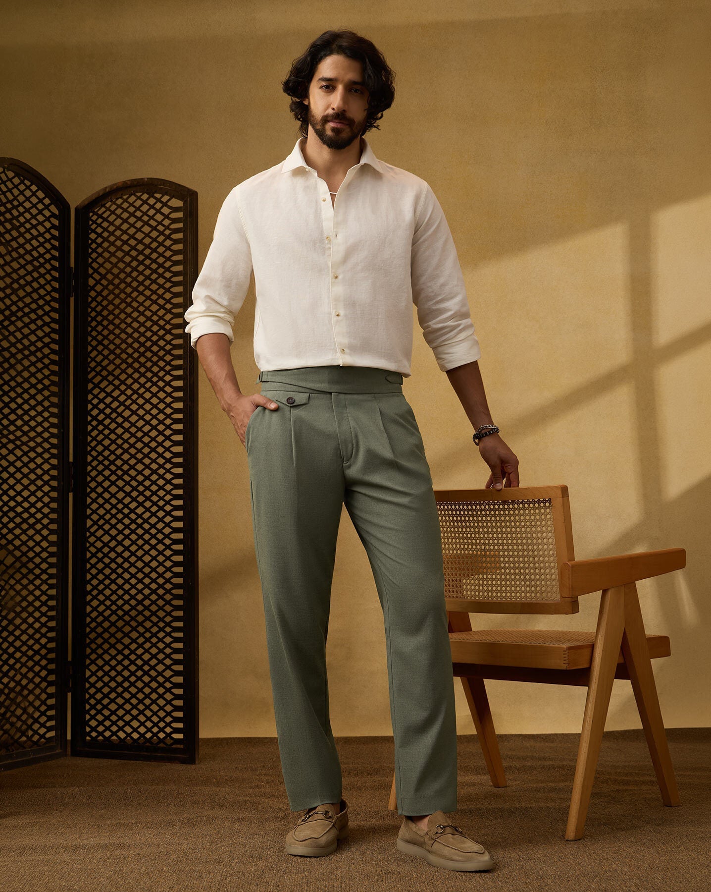 The Gurkha Runway Pant Toscano Green