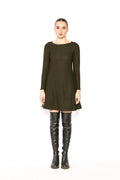 Contemponari-Arete Dress-Green | Contemponari at Broadway
