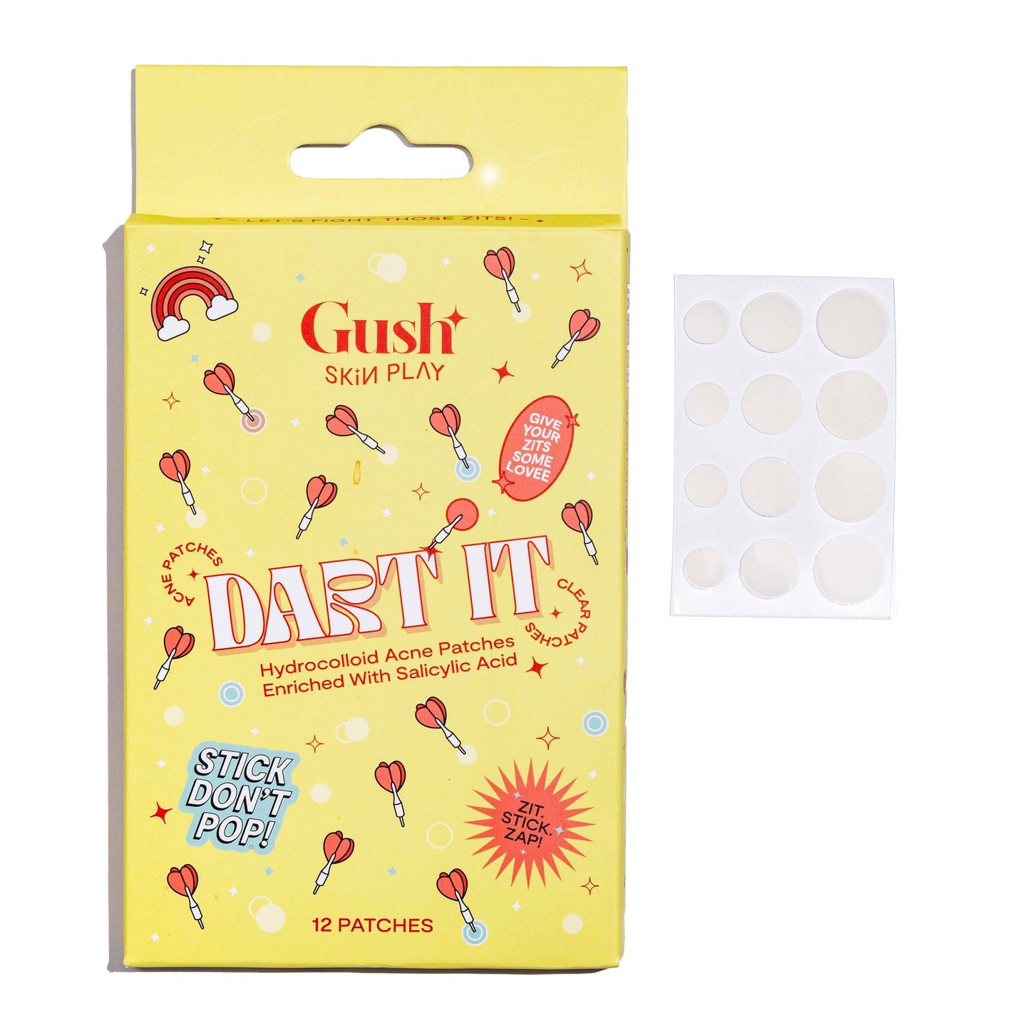 Dart It | Mini - Tea Tree & Hydrocolloid Acne Pimple Patches for Zits & Blemishes