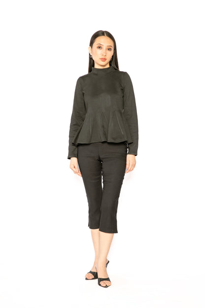 Contemponari-Trojan Top-Black