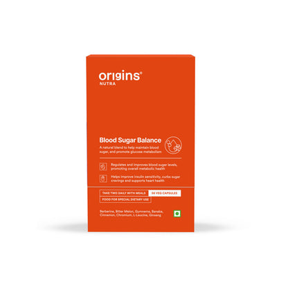 Origins Nutra Blood Sugar Balance Capsules | Helps in Blood Sugar Level Balance, Aids in Insulin Sensitivity | Gymnema Extract & L-Leucine |GMP Certified | For Men & Women | 56 Capsules. | Origins Nutra at Broadway
