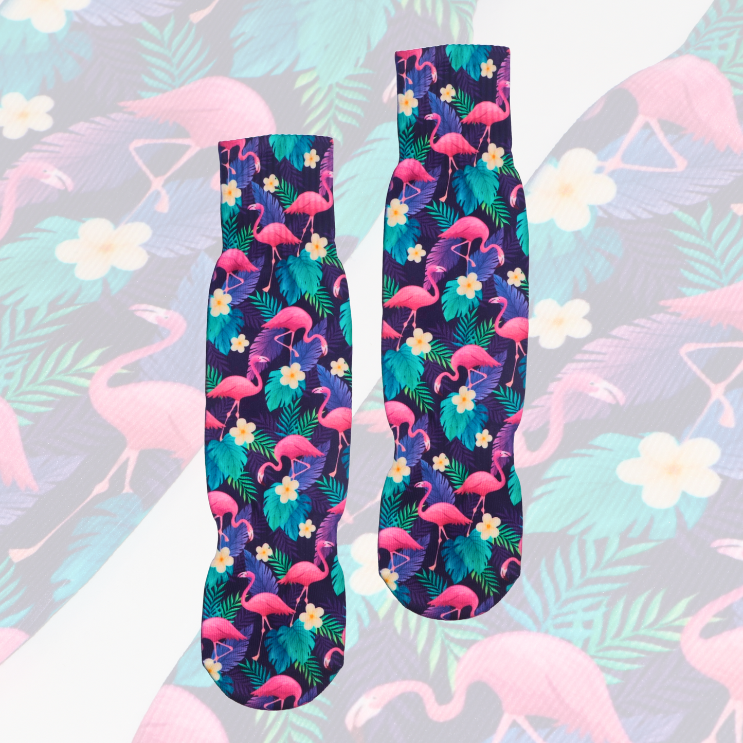 Tropicana Flamingo Socks | The Boring Socks at Broadway