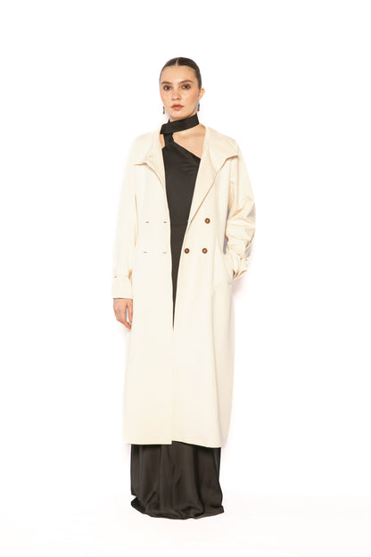 Contemponari-Penelope Trench-Cream