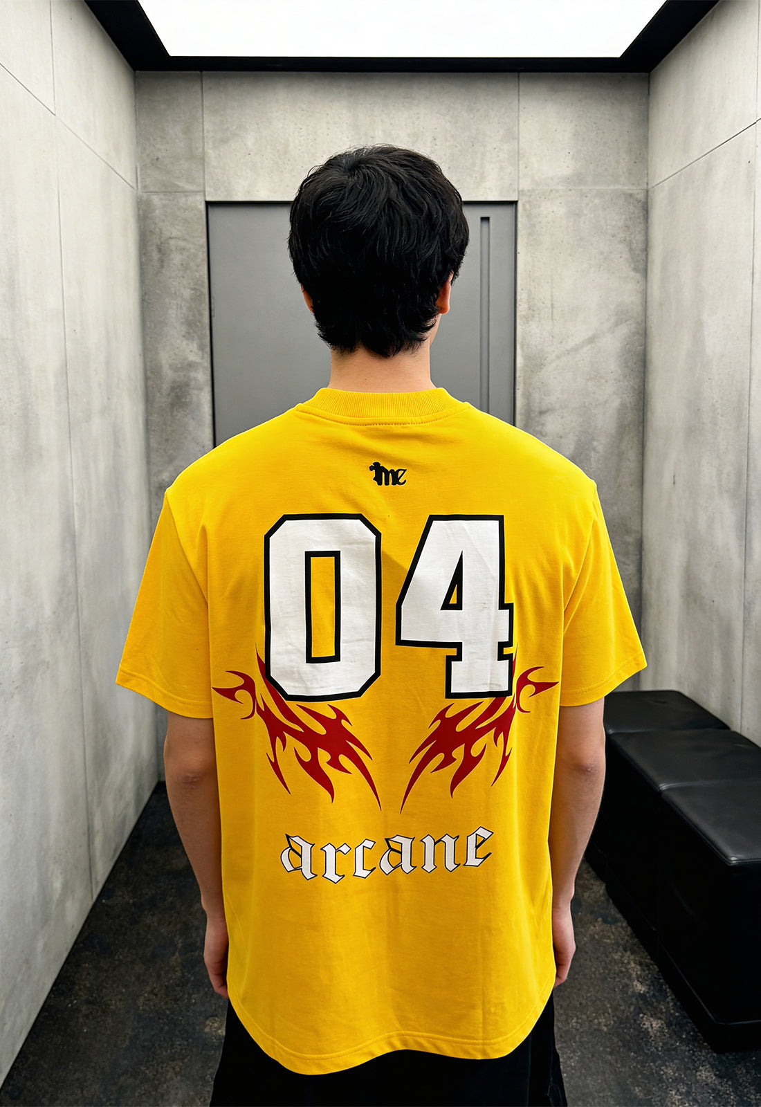 Arcane Yellow Heavyweight-Oversized T-Shirt