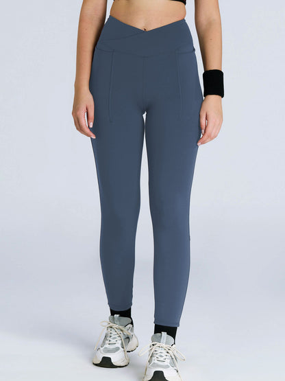 Steel Blue Hourglass Snug Leggings