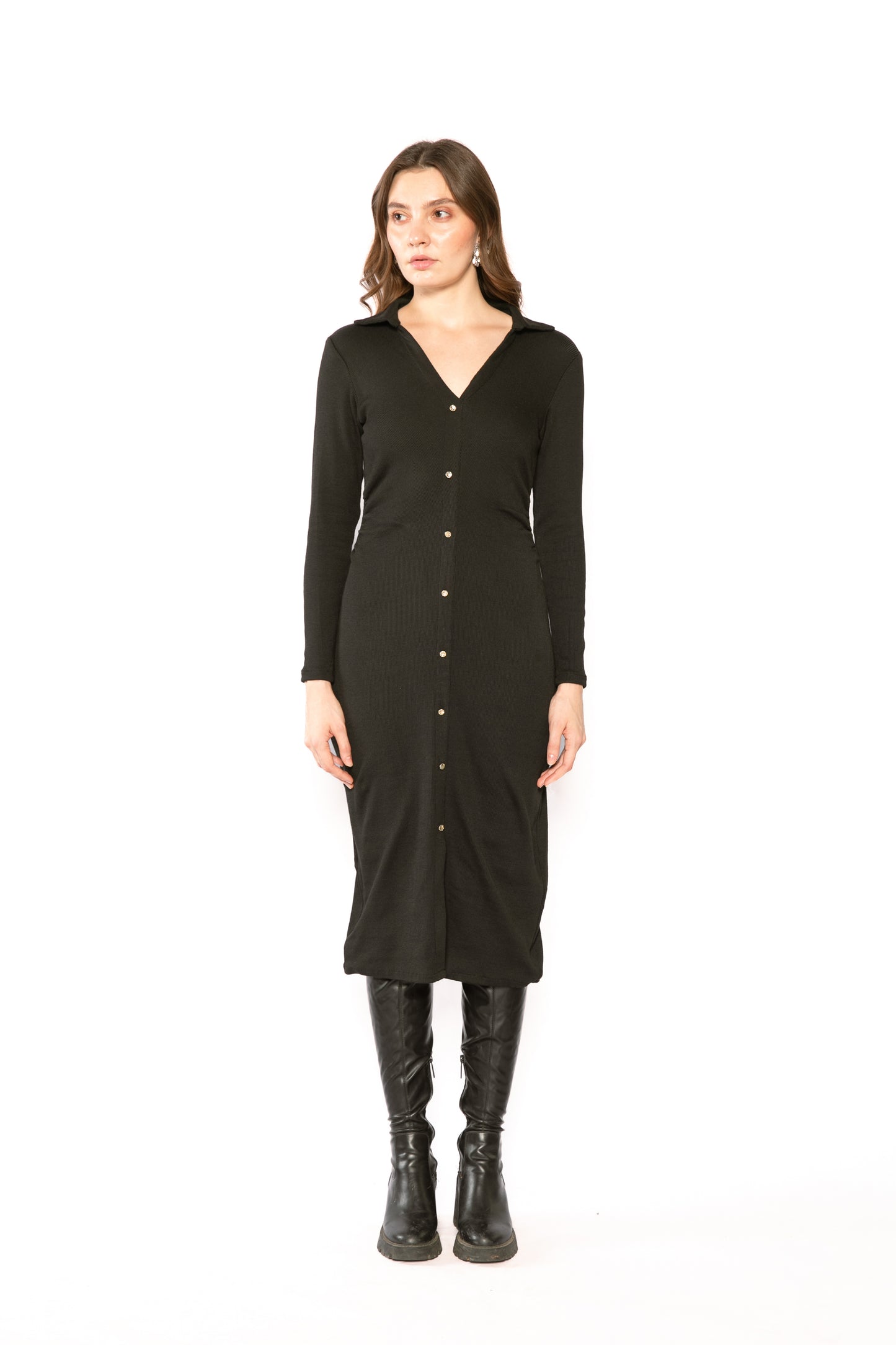 Contemponari-Helen Dress-Black