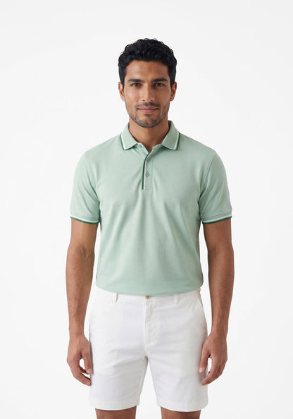 Thrive Green Collar Polo