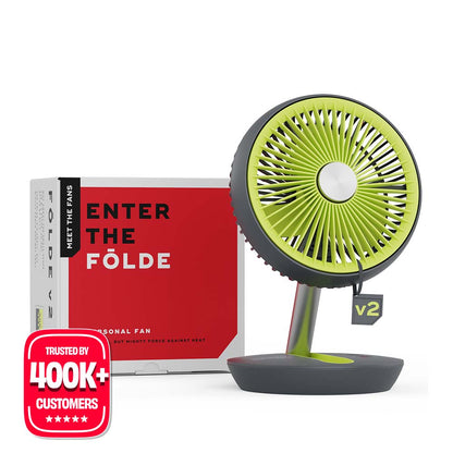 FOLDE v2 | All Day Wireless Rechargeable Folding Fan