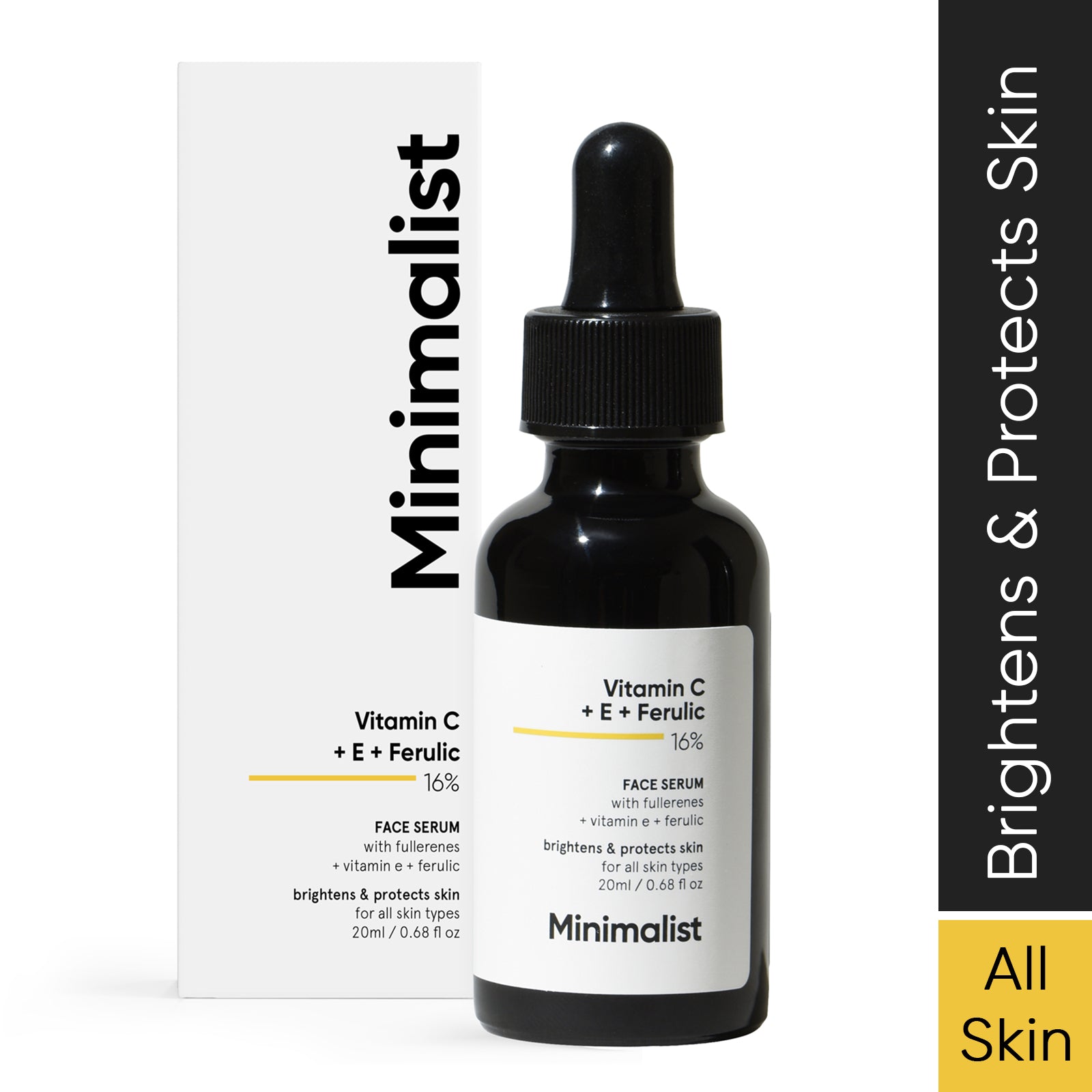 Minimalist Vitamin C + E + Ferulic 16% Face Serum 20ml | Minimalist at Broadway
