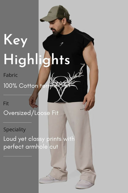 Immortal Capsleeves Tank Black