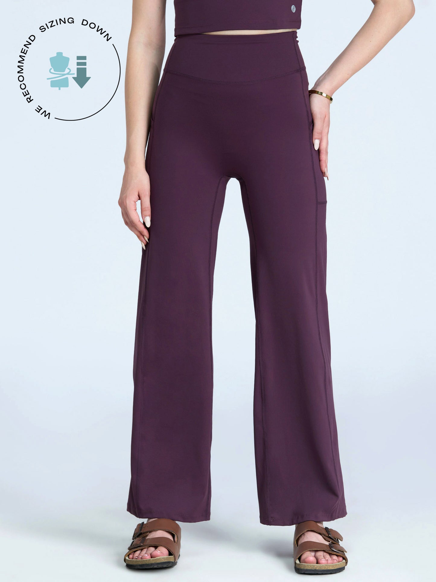 Wine Adaptive Track Pants