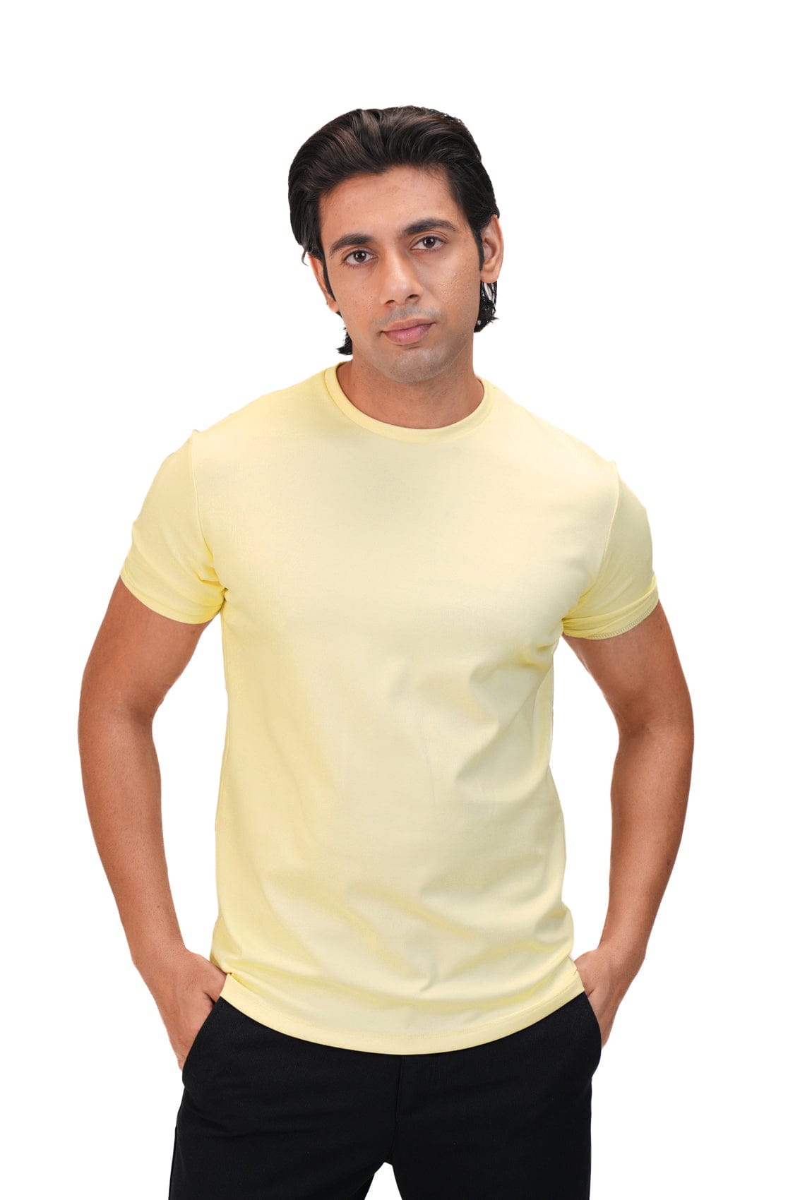 Absolute Cotton Crew - Lemon Yellow