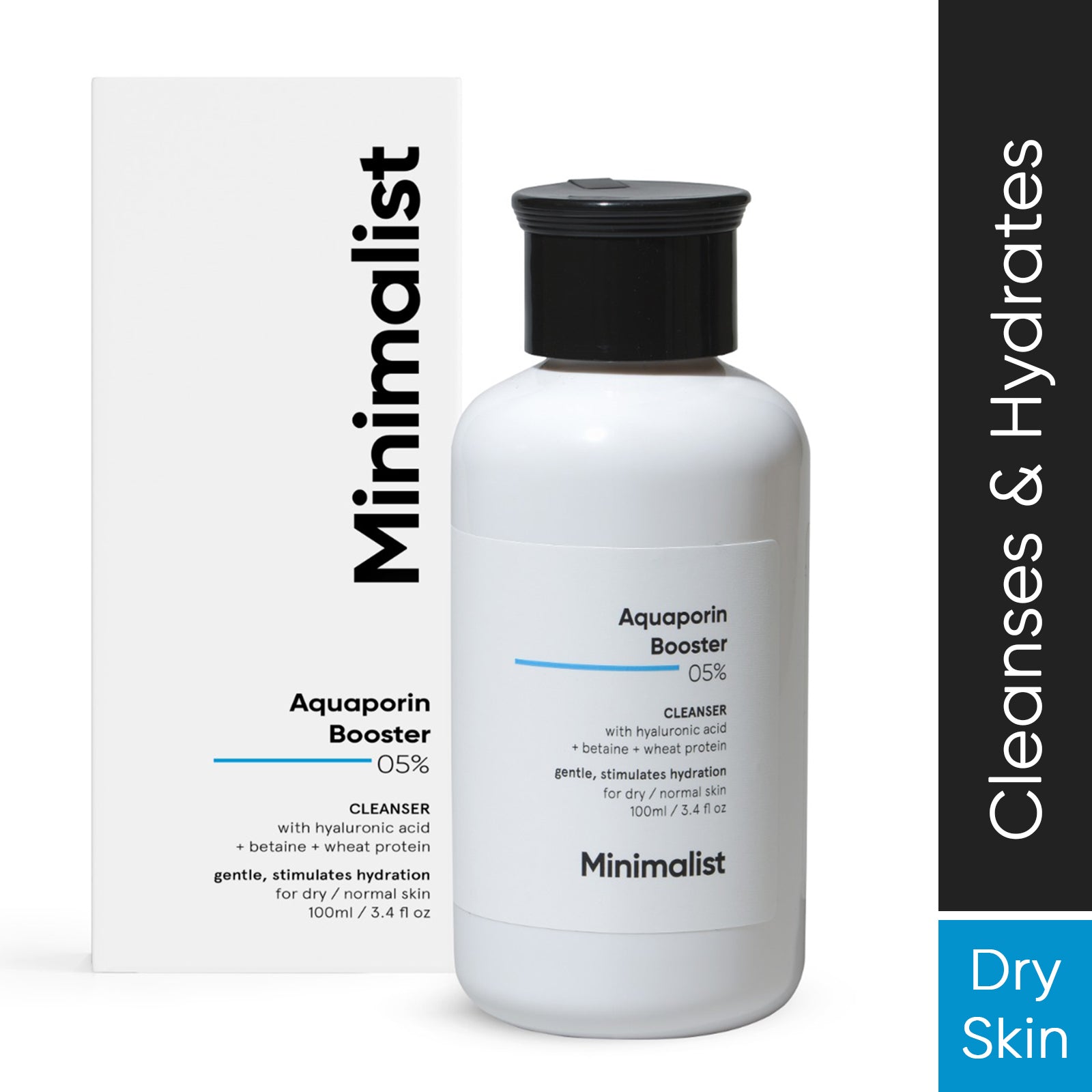 Minimalist Aquaporin Booster 05% Cleanser 100ml | Minimalist at Broadway
