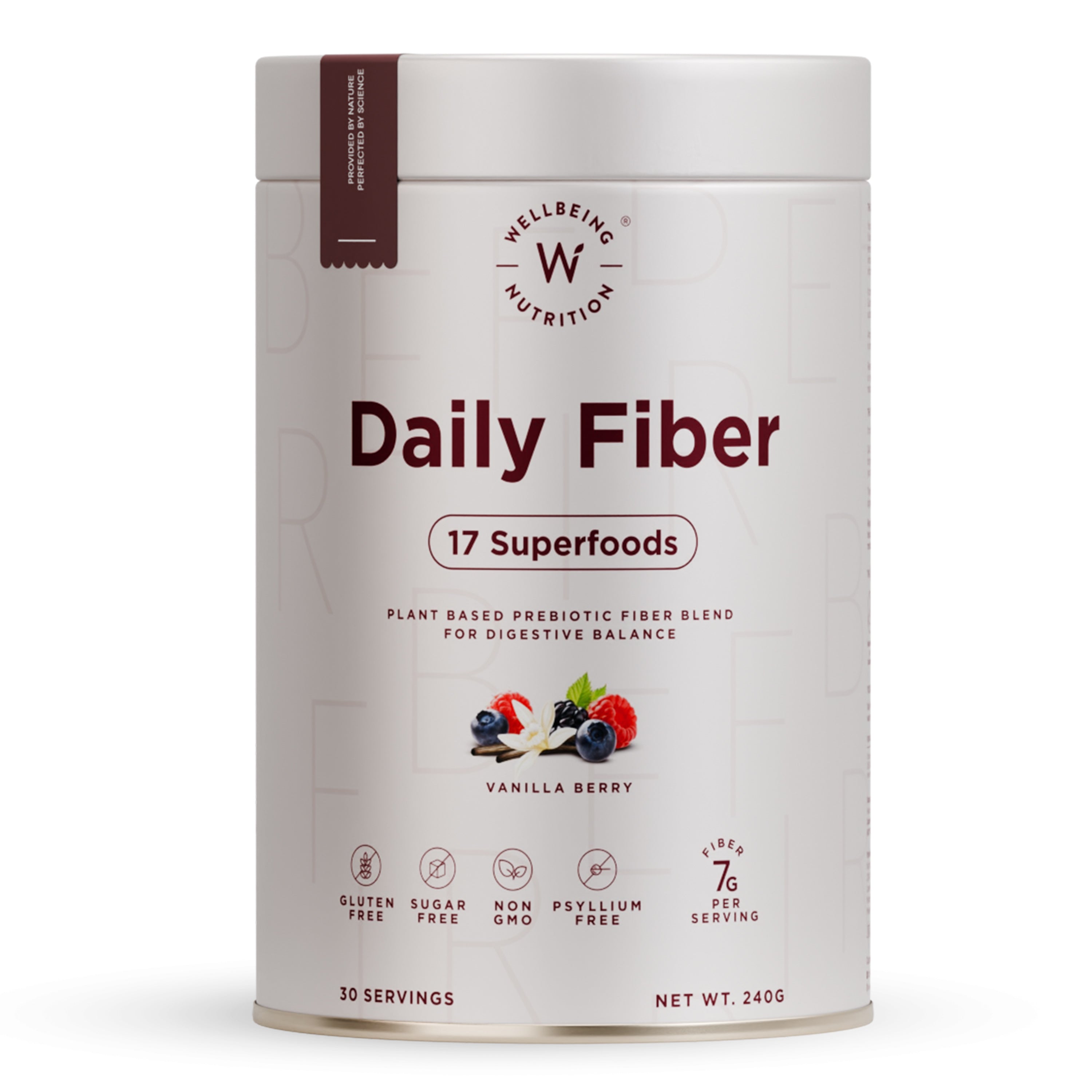Daily Fibre Vanilla Berry | Wellbeing Nutrition at Broadway